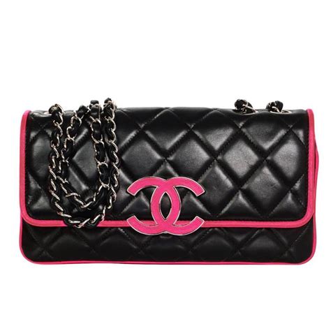 pink and black chanel bag - pink chanel bag for sale.